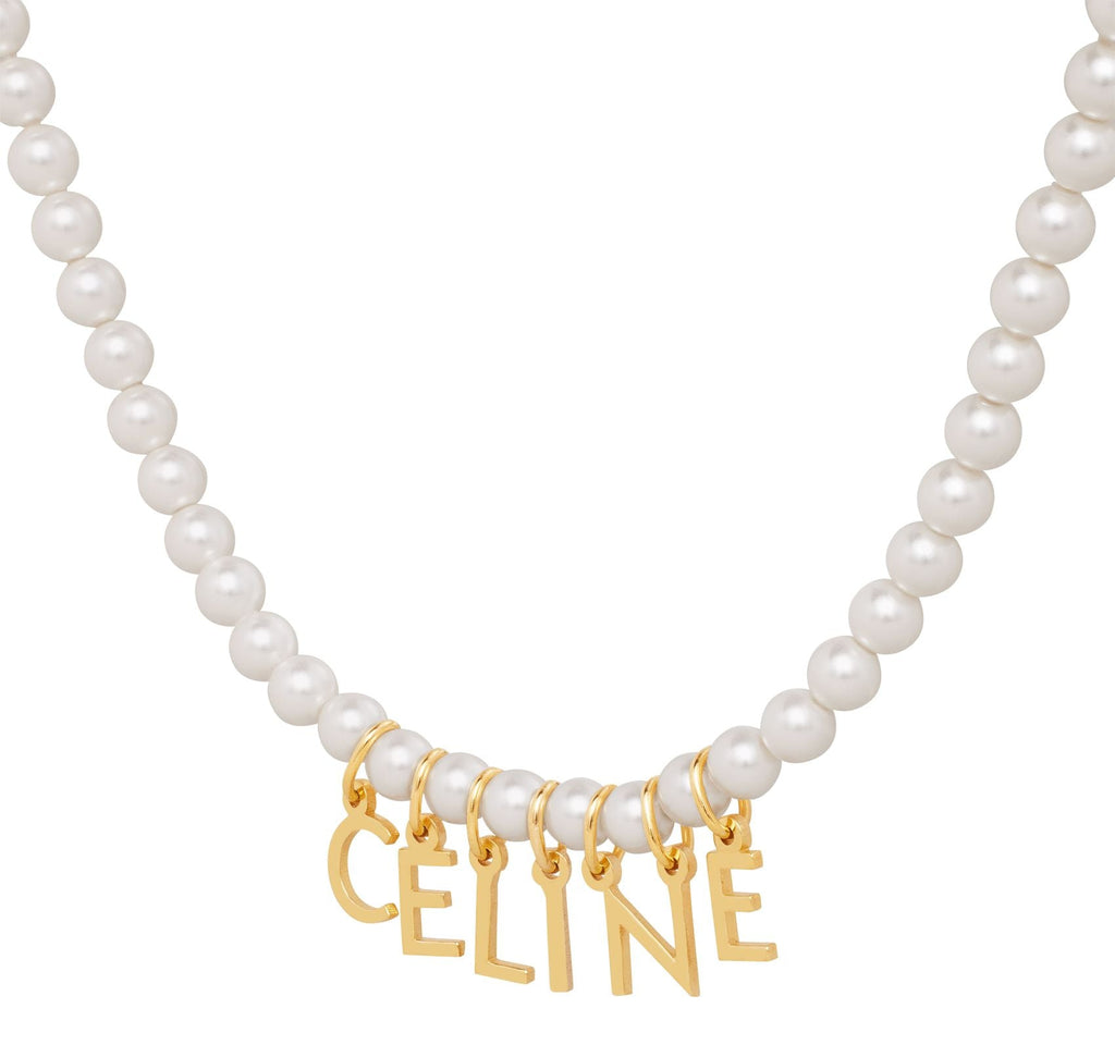 18K Celine Paris Pearl Necklace