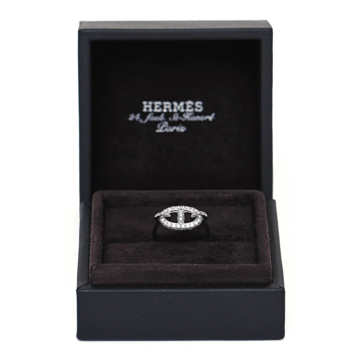 18K Farandole Diamond Hermes Ring