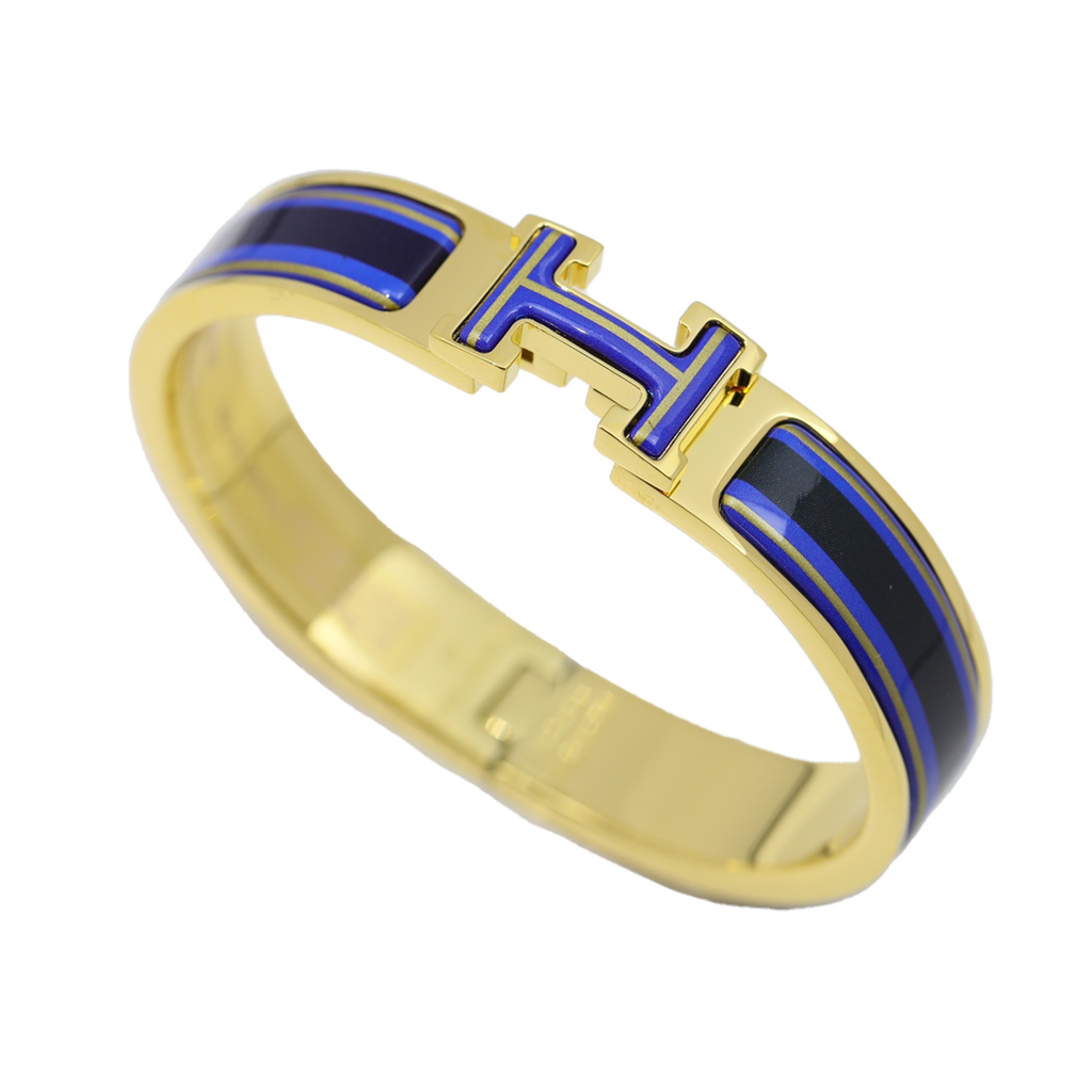 18K Clic Hermes Purple Bracelet