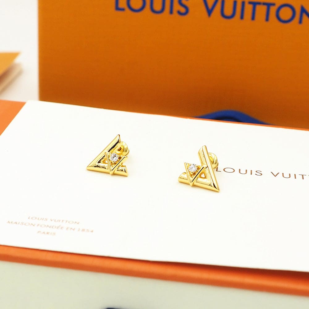 18K Louis Vuitton Volt One Earrings