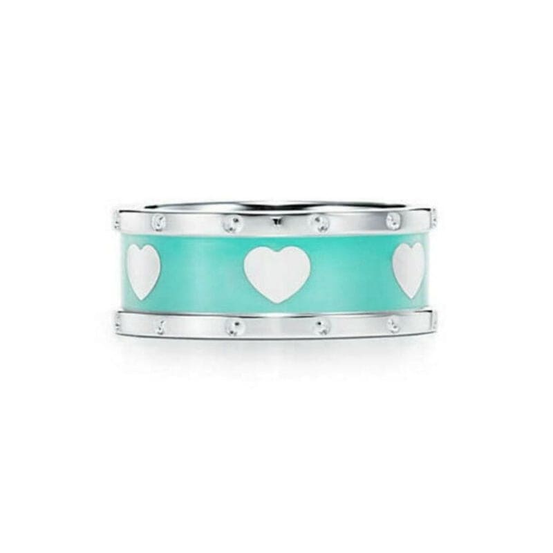 18K Tiffany Love Heart Ring