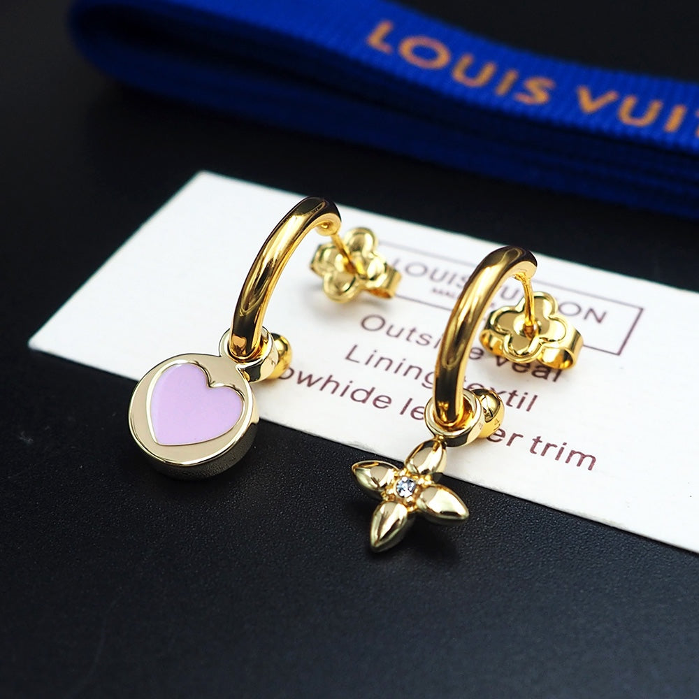 18K Louis Vuitton Iconic Heart Earrings