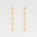 18K Louis Vuitton Lace Long Earrings