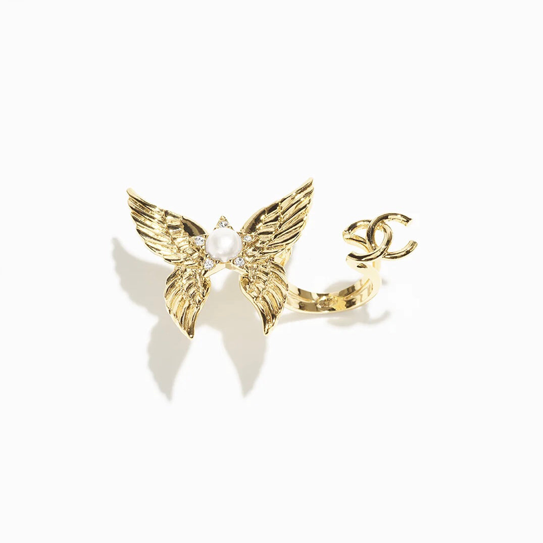 18K  Chanel Butterfly Open Ring