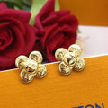 18K Louis Vuitton Vivienne Earrings