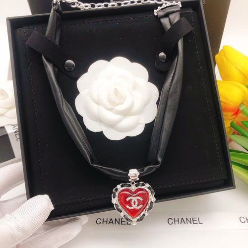 18K  Chanel 2021 Leather Choker Necklace