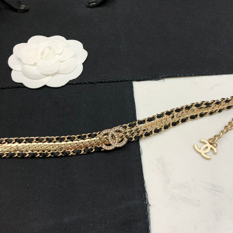 18K  Chanel Strass Necklace