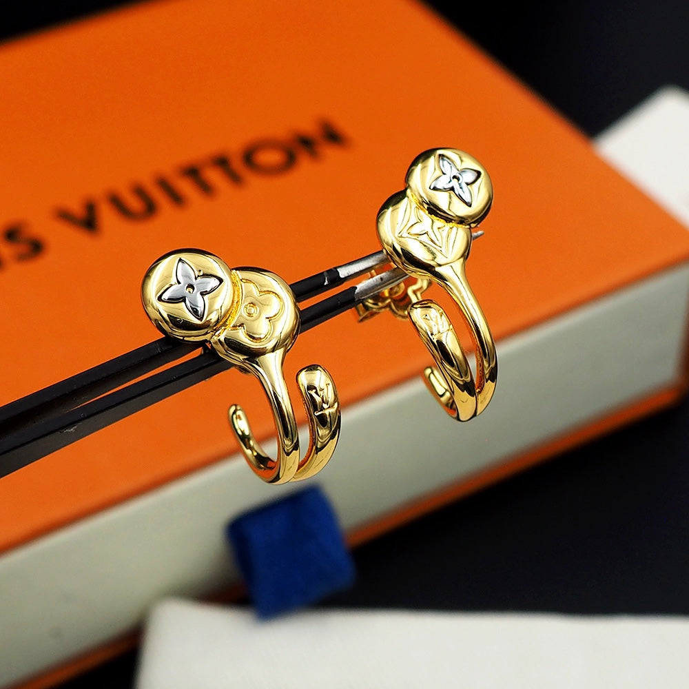 18k Louis Vuitton Symphony Earrings