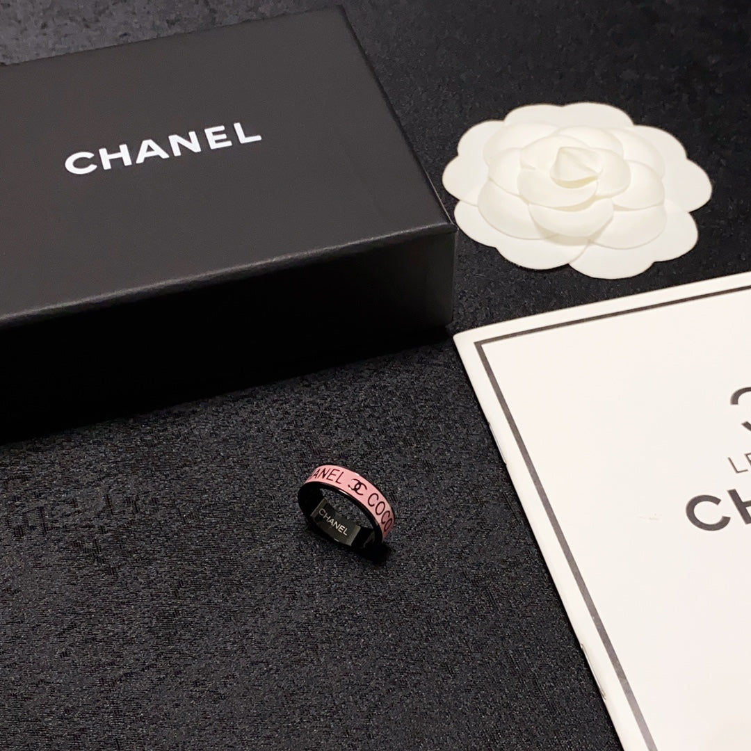 18K  Chanel Coco Pink Ring